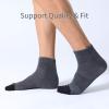 imageFITRELL 6 Pack Mens Athletic Ankle Socks Cushioned Sports Running Socks 799121215Dark Grey