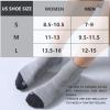 imageFITRELL 6 Pack Mens Athletic Ankle Socks Cushioned Sports Running Socks 799121215Grey