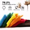 imageFITRELL 6 Pack Mens Athletic Ankle Socks Cushioned Sports Running Socks 799121215Multicolored