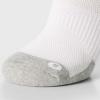 imageFITRELL 6 Pack Mens Athletic Ankle Socks Cushioned Sports Running Socks 799121215WhiteGrey