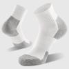 imageFITRELL 6 Pack Mens Athletic Ankle Socks Cushioned Sports Running Socks 799121215WhiteGrey