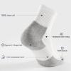 imageFITRELL 6 Pack Mens Athletic Ankle Socks Cushioned Sports Running Socks 799121215WhiteGrey