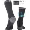 imageFITRELL 6 Pack Mens Athletic Moisture Wicking Crew Socks Cushioned Sport Running Work Boot Socks Size 9121215Grey6