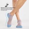 imageFITRELL 6 Pack Mens Athletic Running Ankle Socks Low Cut Cushioned Wicking AntiBlister Breathable Sport SocksAlmondkhakibrownblack