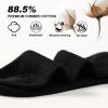 imageFITRELL 6 Pack Mens Athletic Running Ankle Socks Low Cut Cushioned Wicking AntiBlister Breathable Sport SocksBlack