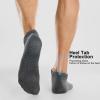 imageFITRELL 6 Pack Mens Athletic Running Ankle Socks Low Cut Cushioned Wicking AntiBlister Breathable Sport SocksDark Grey