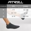 imageFITRELL 6 Pack Mens Athletic Running Ankle Socks Low Cut Cushioned Wicking AntiBlister Breathable Sport SocksDark Grey