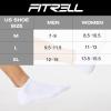 imageFITRELL 6 Pack Mens Athletic Running Ankle Socks Low Cut Cushioned Wicking AntiBlister Breathable Sport SocksWhite