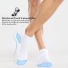 imageFITRELL 6 Pack Mens Athletic Running Ankle Socks Low Cut Cushioned Wicking AntiBlister Breathable Sport SocksWhite