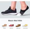 imageFITRELL 8 Pack Womens No Show Socks Size 69911 Nonslip Boat socksBlack8