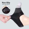 imageFITRELL 8 Pack Womens No Show Socks Size 69911 Nonslip Boat socksBlack8
