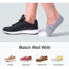imageFITRELL 8 Pack Womens No Show Socks Size 69911 Nonslip Boat socksGrey White3white Pink3pink Grey2