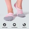 imageFITRELL 8 Pack Womens No Show Socks Size 69911 Nonslip Boat socksGrey White3white Pink3pink Grey2