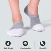 imageFITRELL 8 Pack Womens No Show Socks Size 69911 Nonslip Boat socksWhite2black3grey3
