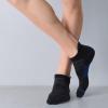 imageFITRELL Mens 6 Pack Ankle Running Socks Low Cut Cushioned Athletic Sports Socks 799121215Blackblue