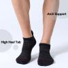 imageFITRELL Mens 6 Pack Ankle Running Socks Low Cut Cushioned Athletic Sports Socks 799121215Blackred