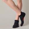 imageFITRELL Mens 6 Pack Ankle Running Socks Low Cut Cushioned Athletic Sports Socks 799121215Blackred
