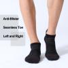 imageFITRELL Mens 6 Pack Ankle Running Socks Low Cut Cushioned Athletic Sports Socks 799121215Blackred