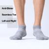 imageFITRELL Mens 6 Pack Ankle Running Socks Low Cut Cushioned Athletic Sports Socks 799121215Light Graywhite