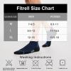 imageFITRELL Mens 6 Pack Ankle Running Socks Low Cut Cushioned Athletic Sports Socks 799121215Navy Black