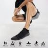 imageFITRELL Mens 6 Pack Ankle Running Socks Low Cut Cushioned Athletic Sports Socks 799121215New Black