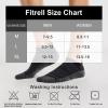 imageFITRELL Mens 6 Pack Ankle Running Socks Low Cut Cushioned Athletic Sports Socks 799121215New Black