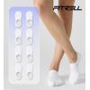 imageFITRELL No Show Socks Womens Cotton Cushioned Athletic Ankle Low Cut Invisible Non Slip Socks 58 Pairs5 Pairs Classic Blackwhitedark Greygreynude
