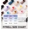 imageFITRELL No Show Socks Womens Cotton Cushioned Athletic Ankle Low Cut Invisible Non Slip Socks 58 Pairs8 Pairs Ankle  Low Blackwhitedark Greygrey