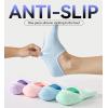 imageFITRELL No Show Socks Womens Cotton Cushioned Athletic Ankle Low Cut Invisible Non Slip Socks 58 Pairs8 Pairs Mulicolor  Bliss Cream