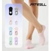 imageFITRELL No Show Socks Womens Cotton Cushioned Athletic Ankle Low Cut Invisible Non Slip Socks 58 Pairs8 Pairs Mulicolor  Bliss Cream