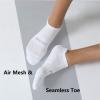 imageFitrell 6 Pack Womens Ankle Running Socks Low Cut Athletic Socks With Tab White Medium