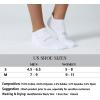 imageFitrell 6 Pack Womens Ankle Running Socks Low Cut Athletic Socks With Tab White Medium