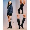 imageFITRELL 4 Pairs Compression Socks for Women amp Men 1520mmHg Circulation Support for Athletic Travel Daily WearBlack4