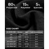 imageFITRELL 4 Pairs Compression Socks for Women amp Men 1520mmHg Circulation Support for Athletic Travel Daily WearBlack4wide Calf