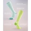 imageFITRELL 4 Pairs Compression Socks for Women amp Men 1520mmHg Circulation Support for Athletic Travel Daily WearGreenpinkyellowblue