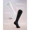imageFITRELL 4 Pairs Compression Socks for Women amp Men 1520mmHg Circulation Support for Athletic Travel Daily WearWhite2black2