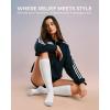 imageFITRELL 4 Pairs Compression Socks for Women amp Men 1520mmHg Circulation Support for Athletic Travel Daily WearWhite4wide Calf