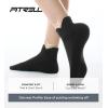 imageFITRELL Ankle Compression Socks for Women amp Men  56 Pairs Cushioned Arch Support Running Socks Plantar Fasciitis ReliefBlack 6 Pairs