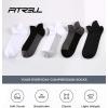 imageFITRELL Ankle Compression Socks for Women amp Men  56 Pairs Cushioned Arch Support Running Socks Plantar Fasciitis ReliefBlackcharcoalwhite Mixed 5 Pairs
