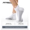 imageFITRELL Ankle Compression Socks for Women amp Men  56 Pairs Cushioned Arch Support Running Socks Plantar Fasciitis ReliefBlackcharcoalwhite Mixed 5 Pairs