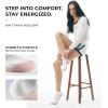 imageFITRELL Ankle Compression Socks for Women amp Men  56 Pairs Cushioned Arch Support Running Socks Plantar Fasciitis ReliefBliss Creamwhite Mixed 6 Pairs