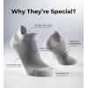 imageFITRELL Ankle Compression Socks for Women amp Men  56 Pairs Cushioned Arch Support Running Socks Plantar Fasciitis ReliefEarth Tones 6 Pairs