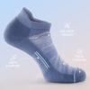 imageFITRELL Mens 6 Pack Ankle Running Socks Low Cut Cushioned Athletic Sports Socks 799121215Blue Smoke