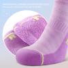 imageFITRELL Mens 6 Pack Ankle Running Socks Low Cut Cushioned Athletic Sports Socks 799121215Pastel Lavender