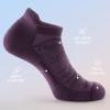 imageFITRELL Mens 6 Pack Ankle Running Socks Low Cut Cushioned Athletic Sports Socks 799121215Plum Shadow
