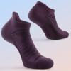 imageFITRELL Mens 6 Pack Ankle Running Socks Low Cut Cushioned Athletic Sports Socks 799121215Plum Shadow