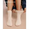 imageFITRELL Womens Crew Socks Ankle Athletic Cushioned Running Casual Socks for Women and Men 56 Pairs5 Pairs Black1beige2white2