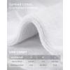 imageFITRELL Womens Crew Socks Ankle Athletic Cushioned Running Thick Casual Socks for Women and Men 56 Pairs5 Pairs All White