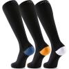 imageFITRELL 3 Pairs Compression Socks for Women and Men 2030mmHgCirculation Support SocksSilent Across the Waves