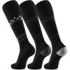 imageFITRELL 3 Pairs Compression Socks for Women and Men 2030mmHgCirculation Support SocksVoid Blackstar